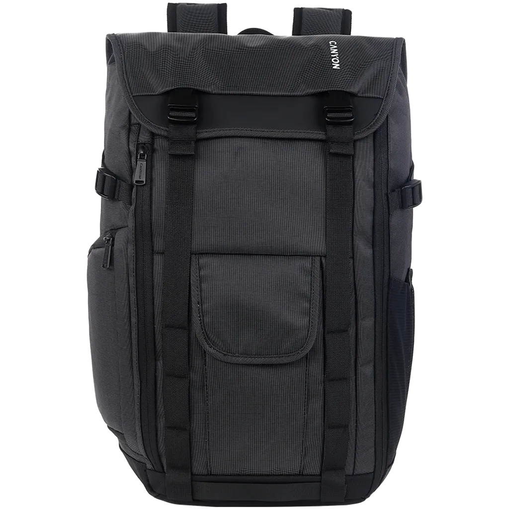 CANYON BPA-5 15L mugursoma datoram līdz 39,6cm, 44,5x30,5x13cm, melna