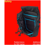 CANYON BPA-5 15L mugursoma datoram līdz 39,6cm, 44,5x30,5x13cm, melna
