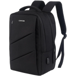 CANYON BPE-5 Urban mugursoma 15,6″ klēpjdatoram ar USB-A, melna
