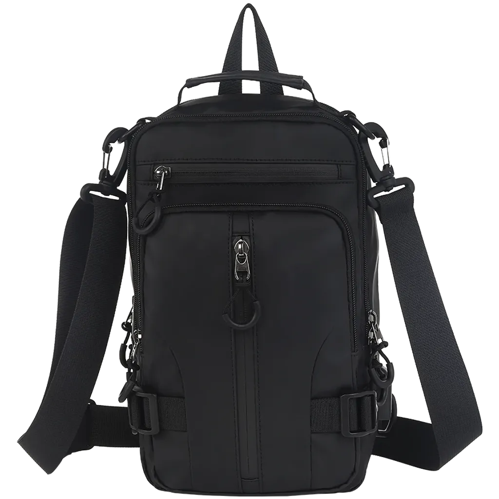 CANYON CB-1 3,5L transformējama soma/mugursoma, USB-A, 29x16x9cm, melna