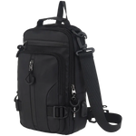CANYON CB-1 3,5L transformējama soma/mugursoma, USB-A, 29x16x9cm, melna