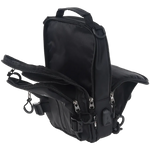 CANYON CB-1 3,5L transformējama soma/mugursoma, USB-A, 29x16x9cm, melna