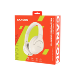 Canyon OnRiff 10 ANC bezvadu austiņas, Bluetooth 5.3, bēšas