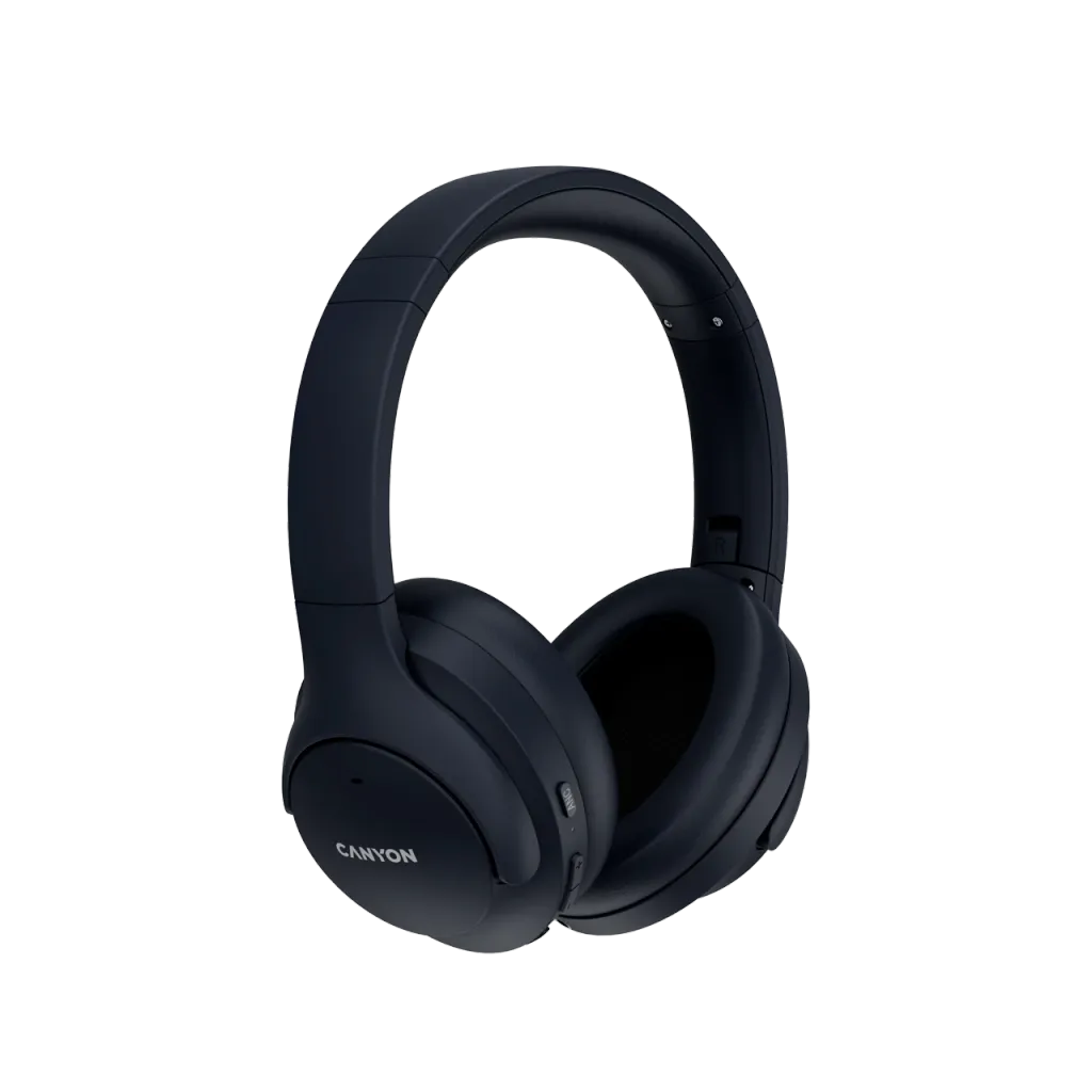 Canyon OnRiff 10 ANC bezvadu austiņas, Bluetooth 5.3, melnas