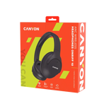 Canyon OnRiff 10 ANC bezvadu austiņas, Bluetooth 5.3, melnas