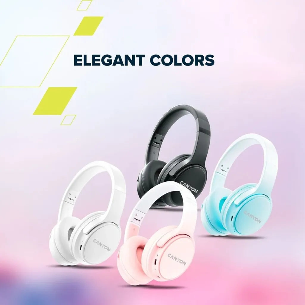Canyon OnRiff 4 bezvadu austiņas, Bluetooth 5.3, melnas