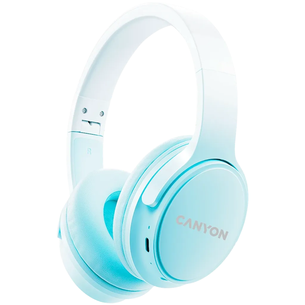 Canyon OnRiff 4 bezvadu austiņas, Bluetooth 5.3, zilas