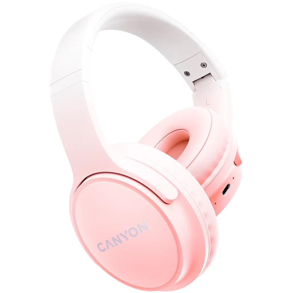 Canyon OnRiff 4 bezvadu austiņas, Bluetooth 5.3, rozā
