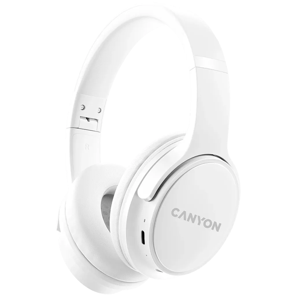 Canyon OnRiff 4 bezvadu austiņas, Bluetooth 5.3, baltas