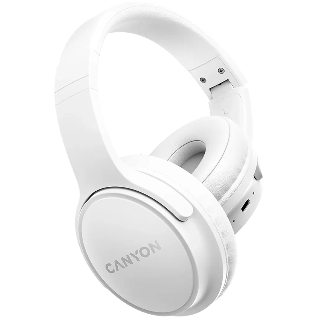 Canyon OnRiff 4 bezvadu austiņas, Bluetooth 5.3, baltas