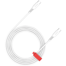 CANYON 100W  USB Type-C uz USB Type-C kabelis, Saderīgs ar Apple ierīcēm, silikona, USB 2.0, 1,2 m, balts