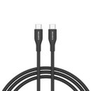 CANYON 60W  USB Type-C uz USB Type-C kabelis, Saderīgs ar Apple ierīcēm, USB 2.0, 1 m, melns