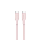 CANYON 60W  USB Type-C uz USB Type-C kabelis, Saderīgs ar Apple ierīcēm, USB 2.0, 1 m, rozā