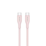 CANYON 60W USB Type-C to USB Type-C Cable, Compatible with Apple Devices, USB 2.0, 1 m, Pink