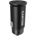 CANYON auto lādētājs C-20 PD 20W USB-C Melns