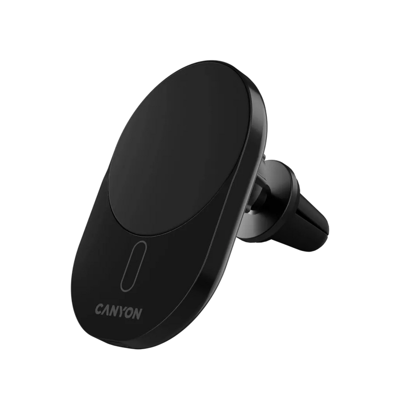 Беспроводное автомобильное зарядное устройство CANYON OnGrip 105 15 Вт Qi2 черный