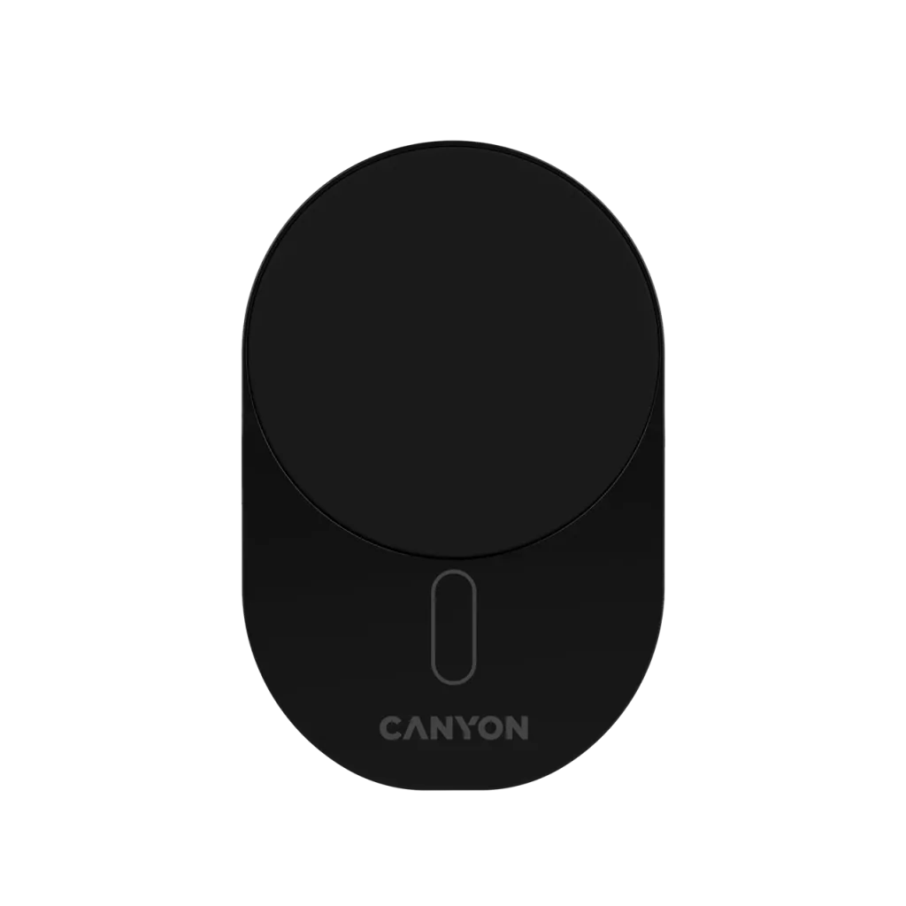 Беспроводное автомобильное зарядное устройство CANYON OnGrip 105 15 Вт Qi2 черный