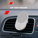 CANYON bezvadu automašīnas lādētājs OnGrip 105 15W Qi2 Balts