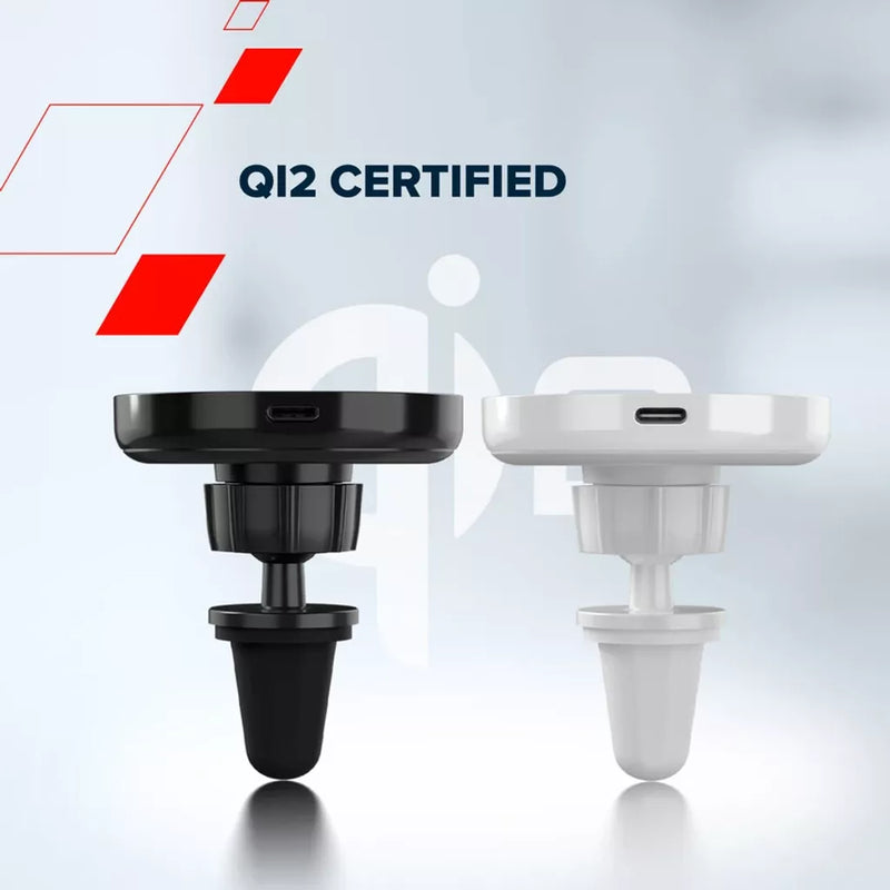 CANYON bezvadu automašīnas lādētājs OnGrip 105 15W Qi2 Balts