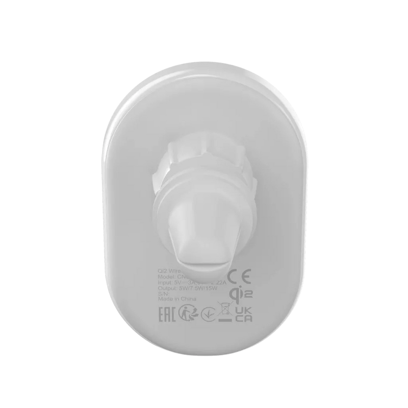 CANYON bezvadu automašīnas lādētājs OnGrip 105 15W Qi2 Balts