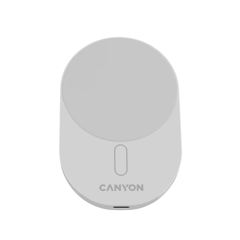 CANYON bezvadu automašīnas lādētājs OnGrip 105 15W Qi2 Balts