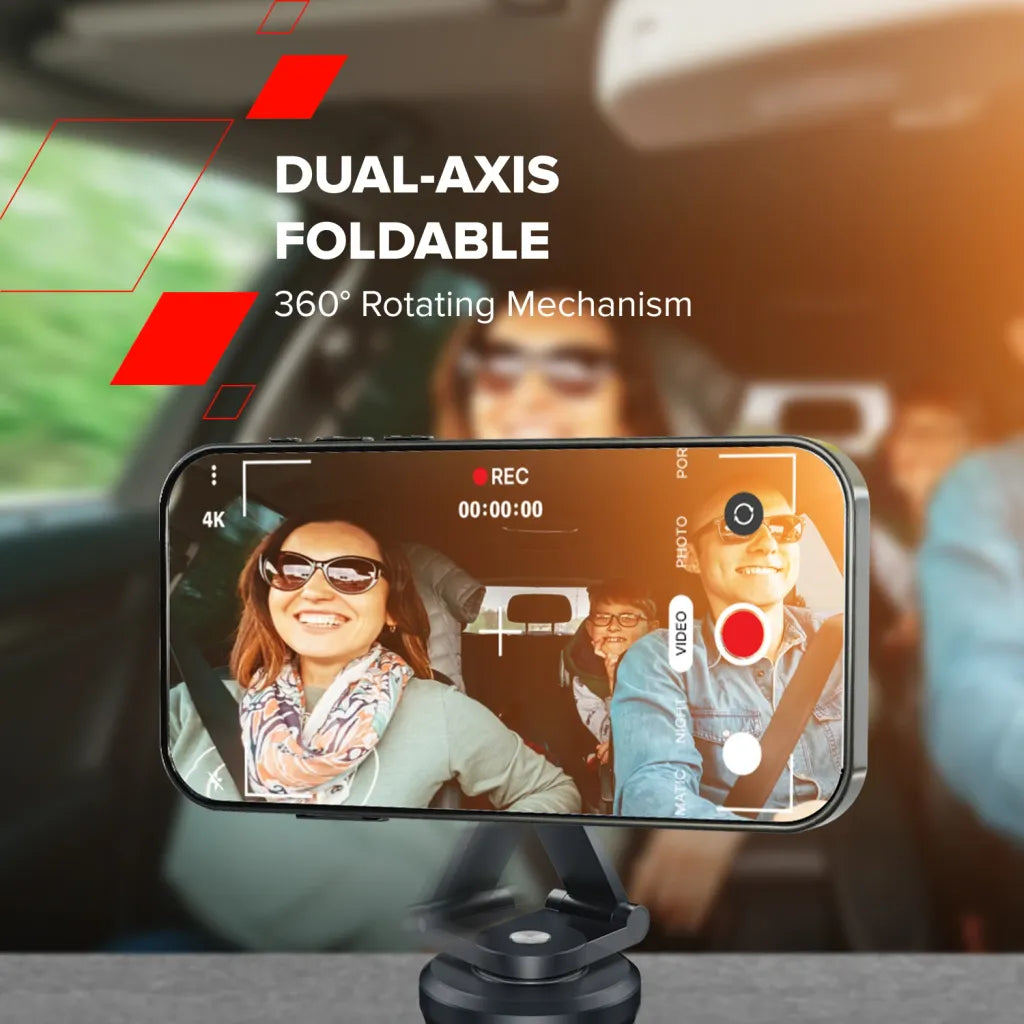CANYON OnGrip 10 magnētiskais auto telefona turētājs, alumīnijs, melns