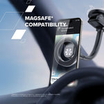 CANYON OnGrip 12 magnētiskais auto telefona turētājs, MagSafe, 2 stiprinājumi, melns