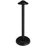 CANYON S1 austiņu statīvs, alumīnijs/ABS, līdz 2 kg, melns