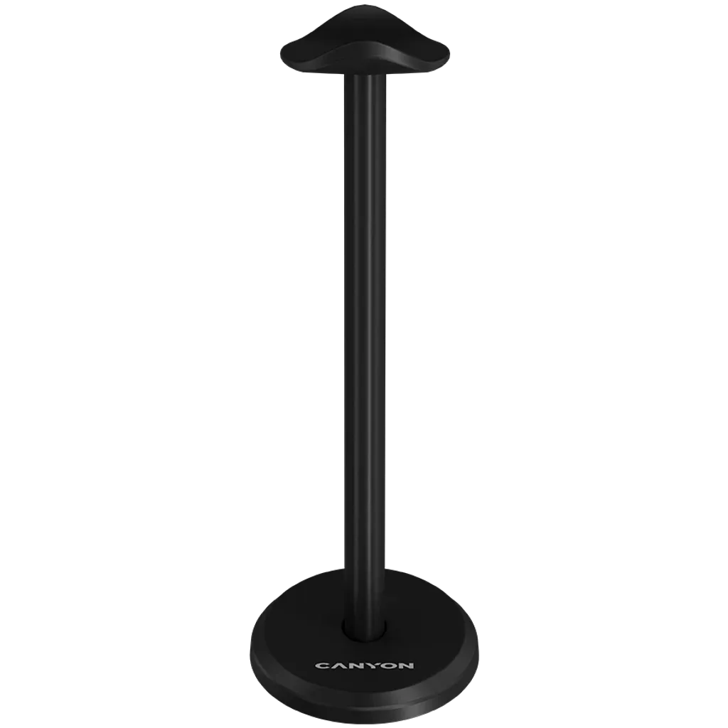 CANYON S1 austiņu statīvs, alumīnijs/ABS, līdz 2 kg, melns