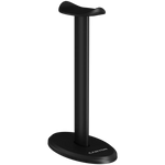 CANYON S1 austiņu statīvs, alumīnijs/ABS, līdz 2 kg, melns