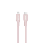 CANYON USB-C uz Lightning kabelis uzlādei un datu sinhronizācijai iPad, iPhone un AirPods ierīcēm ar līdz 60 W (3 A) PD ātro uzlādi un līdz 480 Mb/s datu pārraidi. MFI sertificēts, 1m, rozā