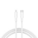 Кабель CANYON USB-C to Lightning для зарядки и синхронизации данных для iPad, iPhone и AirPods с поддержкой быстрой зарядки PD до 60 Вт (3 A) и передачи данных до 480 Мбит/с. Сертифицирован MFI, 1 м, белый