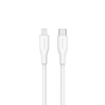 Кабель CANYON USB-C to Lightning для зарядки и синхронизации данных для iPad, iPhone и AirPods с поддержкой быстрой зарядки PD до 60 Вт (3 A) и передачи данных до 480 Мбит/с. Сертифицирован MFI, 1 м, белый