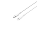 Кабель CANYON USB-C to Lightning для зарядки и синхронизации данных для iPad, iPhone и AirPods с поддержкой быстрой зарядки PD до 60 Вт (3 A) и передачи данных до 480 Мбит/с. Сертифицирован MFI, 1 м, белый