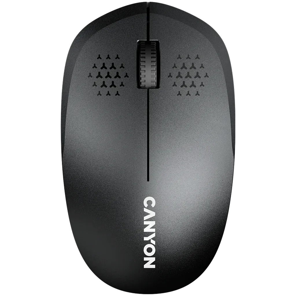 CANYON MW-04 Bluetooth bezvadu optiskā pele, 1200 dpi, 3 pogas, melna