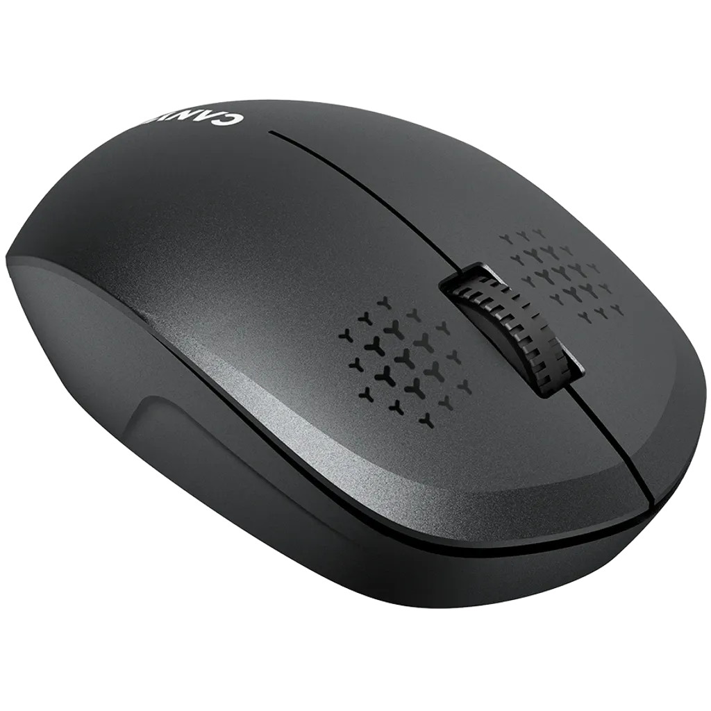 CANYON MW-04 Bluetooth bezvadu optiskā pele, 1200 dpi, 3 pogas, melna