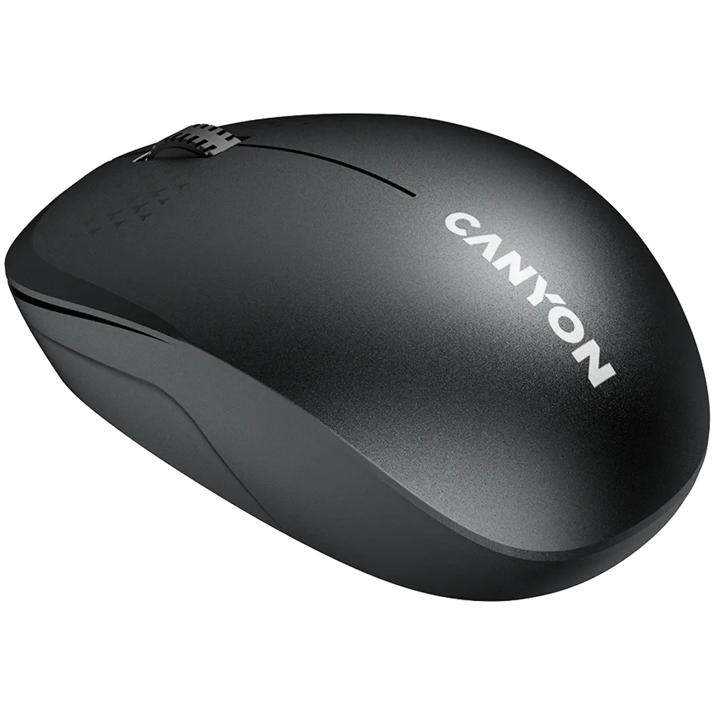 CANYON MW-04 Bluetooth bezvadu optiskā pele, 1200 dpi, 3 pogas, melna