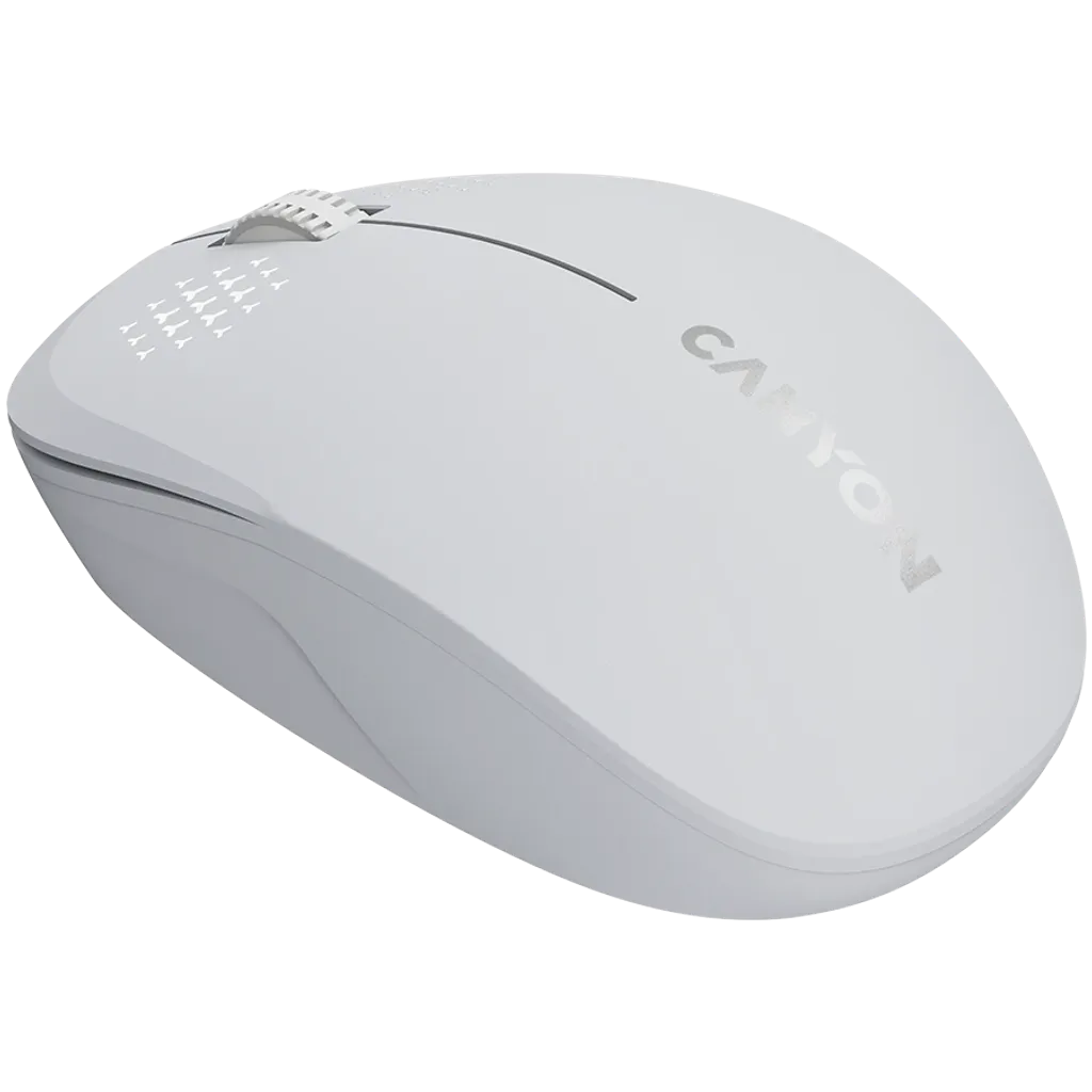 CANYON MW-04 Bluetooth bezvadu optiskā pele, 1200 dpi, 3 pogas, balta