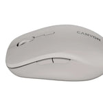 CANYON MW-12 bezvadu optiskā pele, 2400 dpi, 6 pogas, bēša