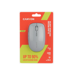 CANYON MW-12 bezvadu optiskā pele, 2400 dpi, 6 pogas, bēša