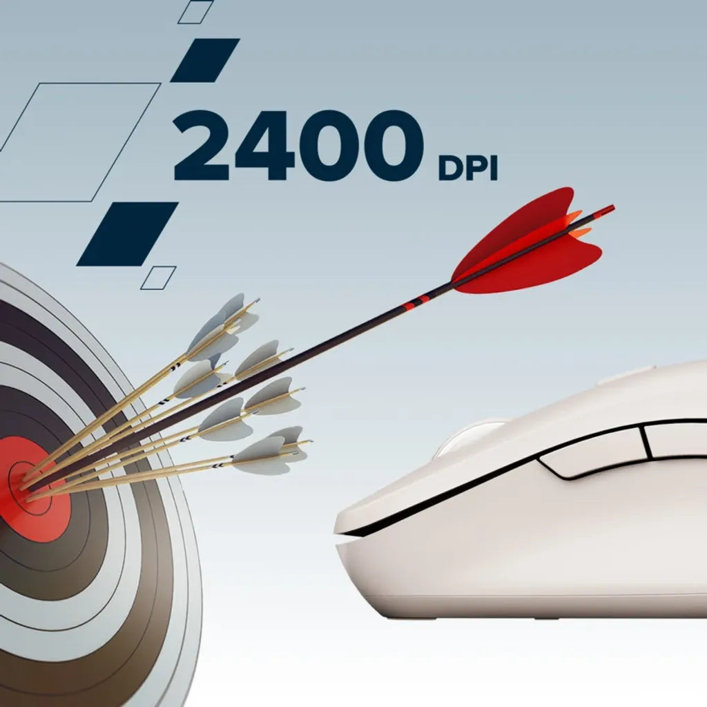 CANYON MW-12 bezvadu optiskā pele, 2400 dpi, 6 pogas, zila