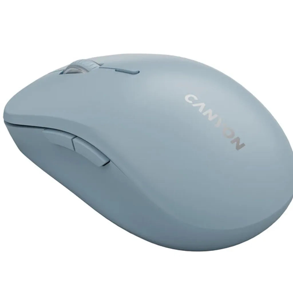 CANYON MW-12 bezvadu optiskā pele, 2400 dpi, 6 pogas, zila