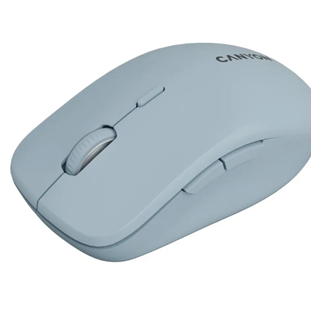 CANYON MW-12 bezvadu optiskā pele, 2400 dpi, 6 pogas, zila