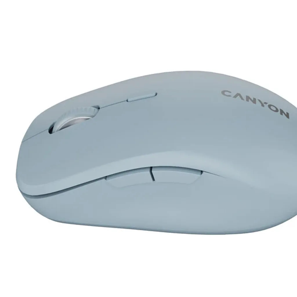 CANYON MW-12 bezvadu optiskā pele, 2400 dpi, 6 pogas, zila