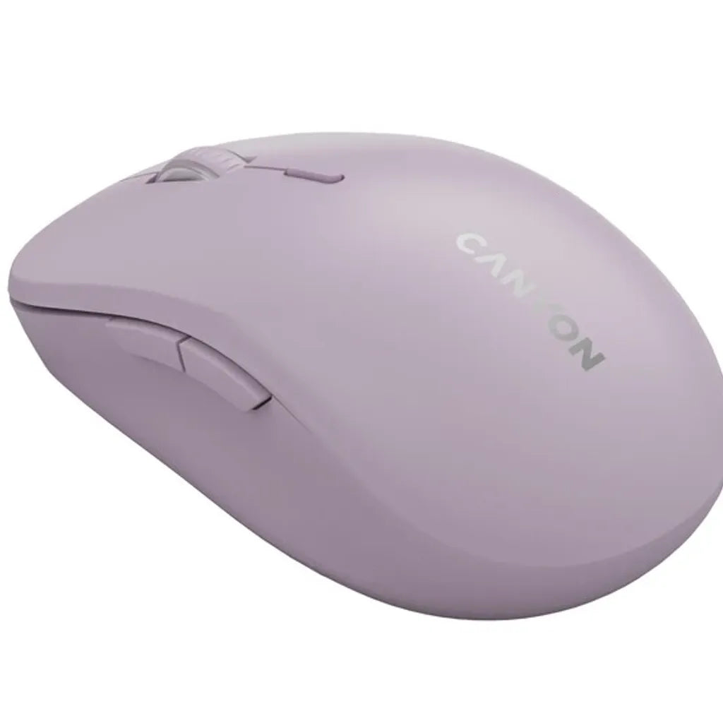 CANYON MW-12 bezvadu optiskā pele, 2400 dpi, 6 pogas, rozā