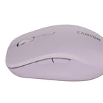 CANYON MW-12 bezvadu optiskā pele, 2400 dpi, 6 pogas, rozā