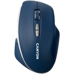 CANYON MW-21 bezvadu optiskā pele, 1600 dpi, 7 pogas, zila