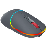 CANYON OnClick 22 bezvadu optiskā pele, 1600 dpi, RGB, tumši pelēka