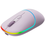 CANYON OnClick 22 bezvadu optiskā pele, 1600 dpi, RGB, pērļu rozā