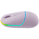 CANYON OnClick 22 bezvadu optiskā pele, 1600 dpi, RGB, pērļu rozā